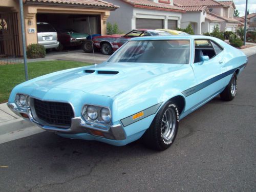 1972 gran torino sport fastback,  #s matching beauty