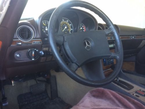 Mercedes convertible hardtop original coupe clean nice v8, image 5