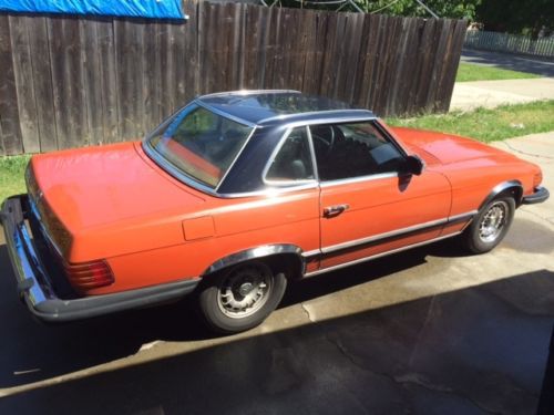 Mercedes convertible hardtop original coupe clean nice v8, image 8