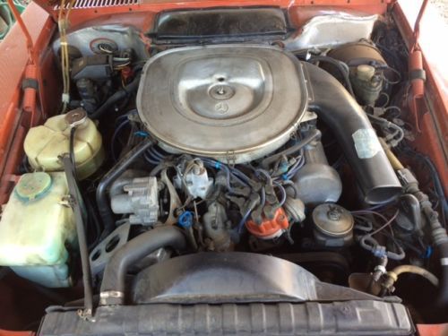 Mercedes convertible hardtop original coupe clean nice v8, image 12