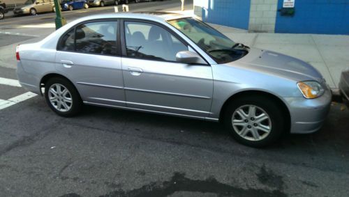 2003 honda civic ex sedan: 113k, one owner, a/c, power moonroof, cd, side airbag