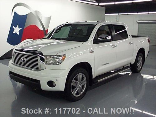 2012 toyota tundra ltd crewmax lucchese sunroof nav 34k texas direct auto