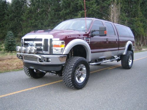 2008 ford f-350 super duty lariat crew cab pickup 4-door 6.4l