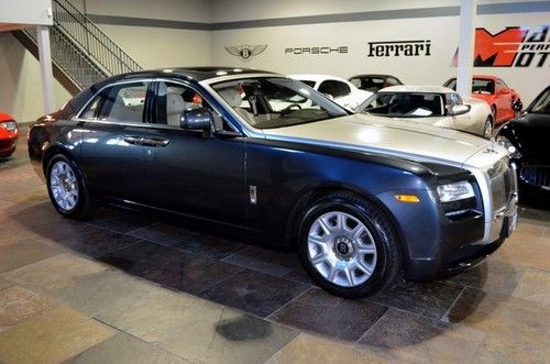 2011 rolls royce ghost  tungsten w/ creme light  florida car like new!!