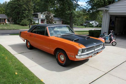 1970 dodge dart swinger 340 go mango 4 speed