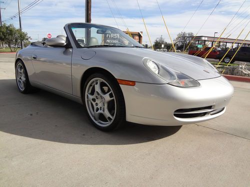 1999 porsche carrera 4 cabriolet w/ 27k orig. miles! upgraded wheels! new tires!