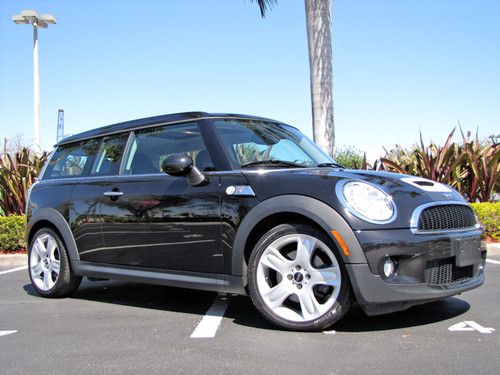 2010 mini cooper clubman s black over black 6-speed 58k miles