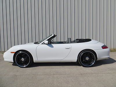 03 porsche 911 carrera cabriolet ! 6spd manual carfax 20s maya nitto xenon bose!