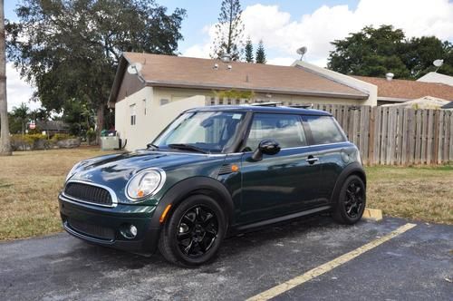 Mini cooper 2009 green