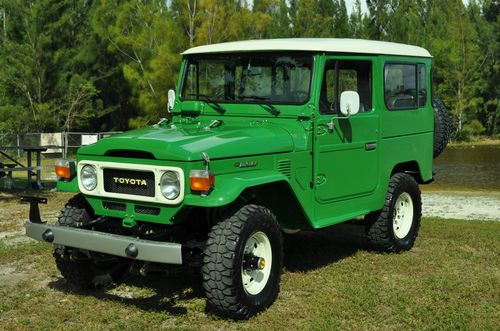 Immaculate 1983 toyota fj 40 land cruiser  collector car 'no reserve'