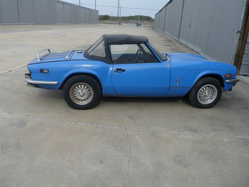 1977 triumph spitfire base convertible 2-door 1.5l (selling 2: 1 red, 1 lt blue)