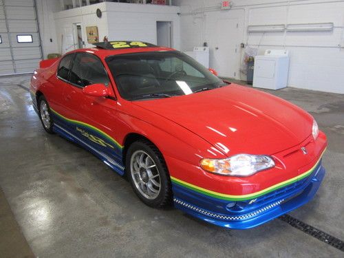 2000 chevrolet monte carlo ss coupe 2-door 3.8l jeff gordon nascar autographed