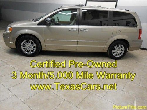 08 town &amp; country limited tv/dvd backup cam certified warranty we finance!!