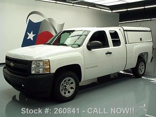 2008 chevy silverado ext cab 6-pass utilty shell 52k mi texas direct auto