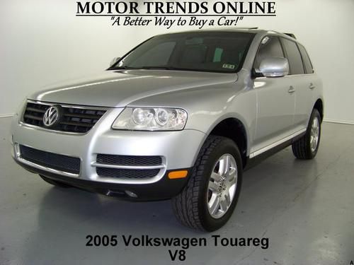 4x4 v8 sunroof leather htd seats roof rack 2005 volkswagen touareg 47k houston