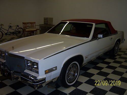 1984 cadillac eldorado biarritz convertible 2-door 4.1l