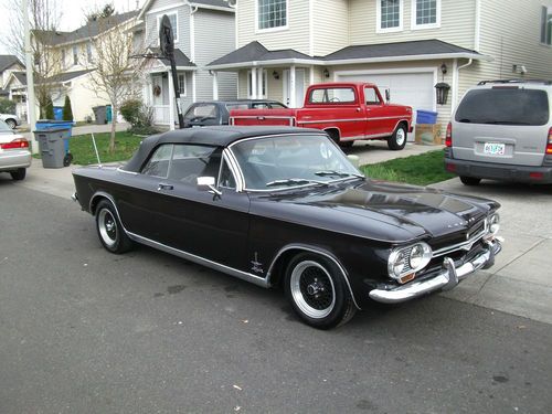 1964 chevrolet corvair 900 monza spider convertible turbo  rare no reserve