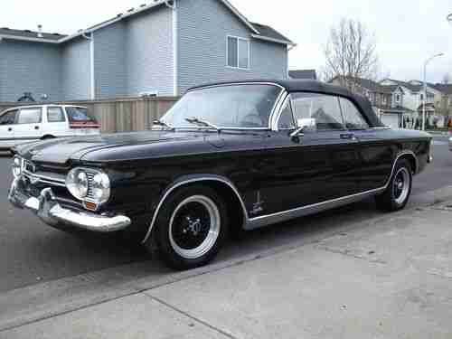 1964 Chevrolet Corvair 900 Monza Spider Convertible Turbo  Rare NO RESERVE, image 2