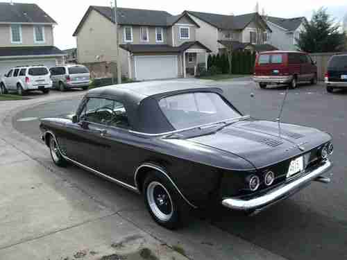 1964 Chevrolet Corvair 900 Monza Spider Convertible Turbo  Rare NO RESERVE, image 4