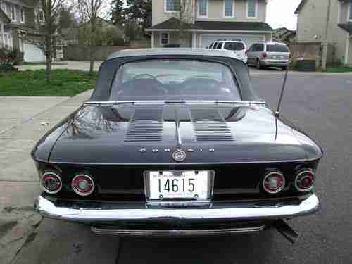 1964 Chevrolet Corvair 900 Monza Spider Convertible Turbo  Rare NO RESERVE, image 5
