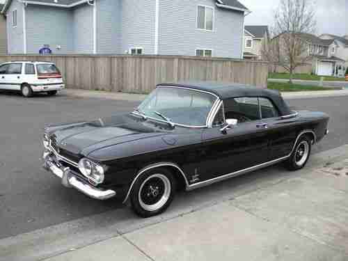 1964 Chevrolet Corvair 900 Monza Spider Convertible Turbo  Rare NO RESERVE, image 9