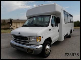 E450 7.3 diesel 13 passenger shuttle bus handicap wheelchair lift van we finance