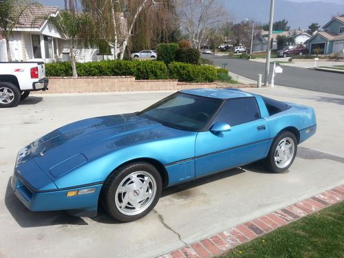 1989 chevrolet corvette coupe new engine targa top c4 automatic