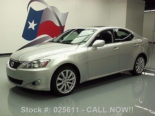 2008 lexus is250 awd leather sunroof nav rear cam 49k texas direct auto