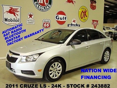 2011 cruze ls,fwd,1.8l,automatic,cloth,bluetooth,16in wheels,24k,we finance!!