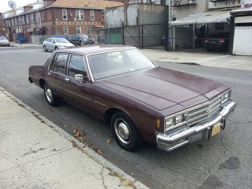 1983 chevrolet impala base sedan 4-door 5.0l