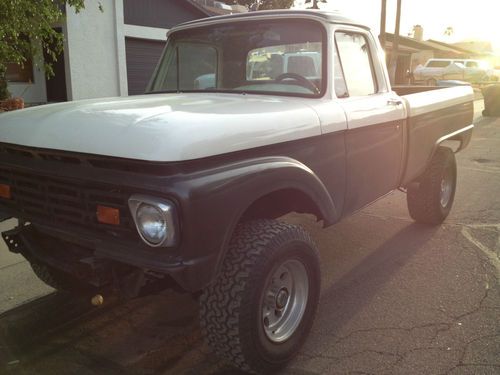 1966 ford f100 4x4 dana 60 no rust az short bed 390 fe needs transmission work