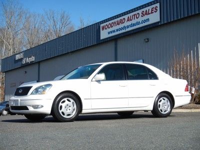 Lexus ls430 power sunroof leather interior alloy wheels pearl white gorgeous