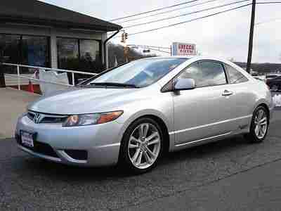 NO RESERVE 2006 HONDA CIVIC SI COUPE 2DR 2.0L 6-SPD SUNROOF ONE OWNER COOL!, image 2