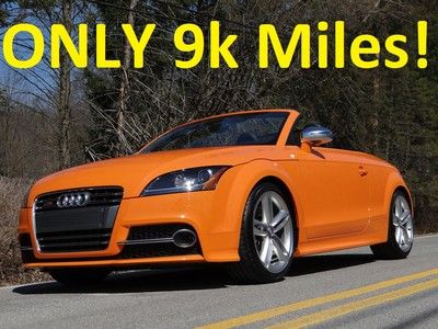 Audi tts quattro roadster only 9k miles! navigation solar orange prestige model