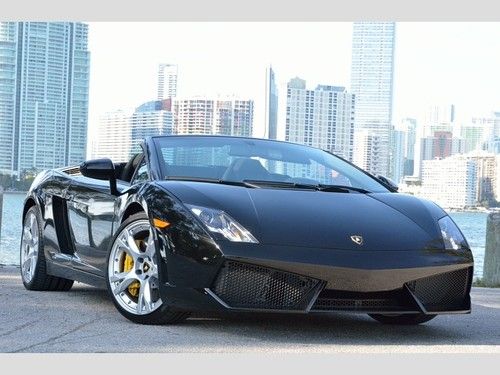 2012 lamborghini gallardo lp 560-4 spyder convertible f1 2-door convertible