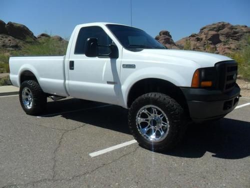 2006 ford f250 sd reg cab 4x4 powerstroke diesel lifted