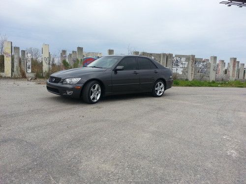 05 lexus is300 graphite grey pearl black leather 2jz-ge i6