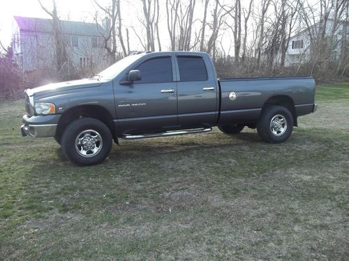 2003 dodge ram 2500 4x4 cummins diesel quad cab low miles - clean car fax!