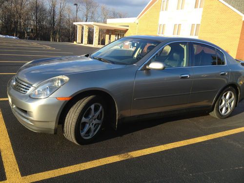 2004 infiniti g35x, 110k mi, fully loaded, all service records, garage parked