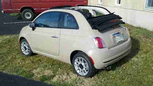 2012 FIAT 500C - Cabrio / Convertible - Bose Audio - Carbon Fiber Stripes, US $17,390.00, image 2
