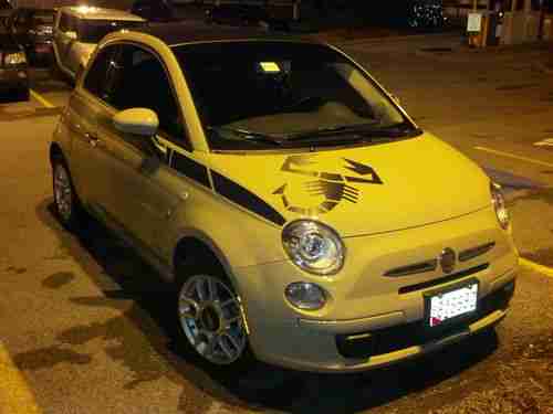 2012 FIAT 500C - Cabrio / Convertible - Bose Audio - Carbon Fiber Stripes, US $17,390.00, image 4