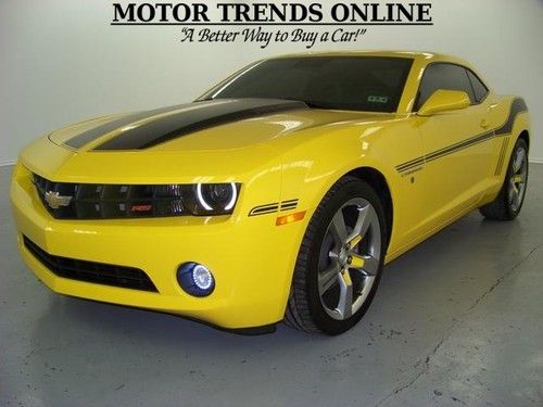 Rs pkg 2lt lt hud transformer clone auto leather htd seats 2011 chevy camaro 23k