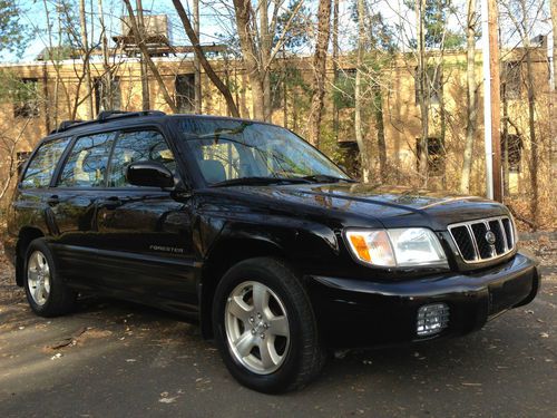 2002 subaru forester 2.5s wagon awd panoramic sunroof leather extra clean