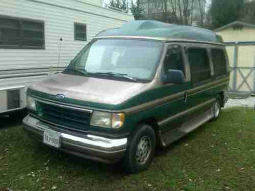 Ford Hi top Conversion Van 7 passenger leather seats power rear seat suns good, US $3,000.00, image 4