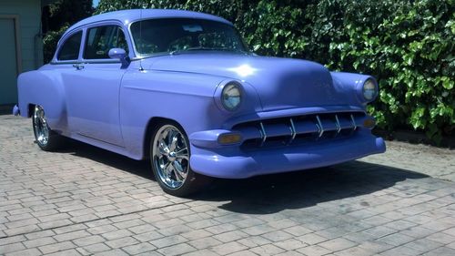 1954 chevrolet 2 door sedan hot rod custom! corvette 350 700r4 camaro suspension