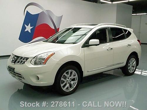 2012 nissan rogue sl sunroof nav camera pkg leather 15k texas direct auto