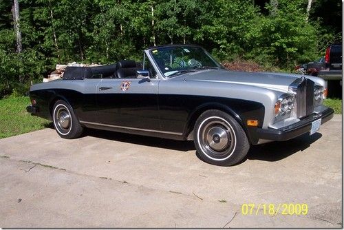 1980 rolls royce corniche convertible