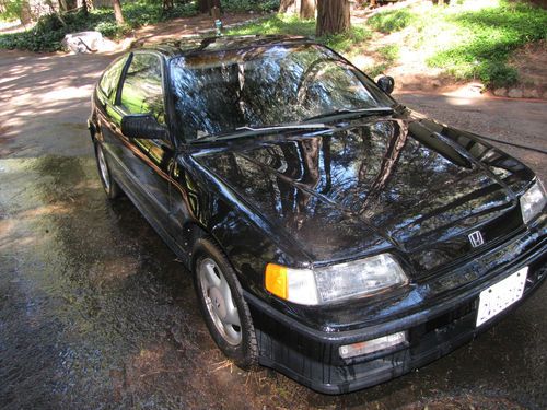 1991 honda crx si coupe 2-door 1.6l one owner no modifications no reserve