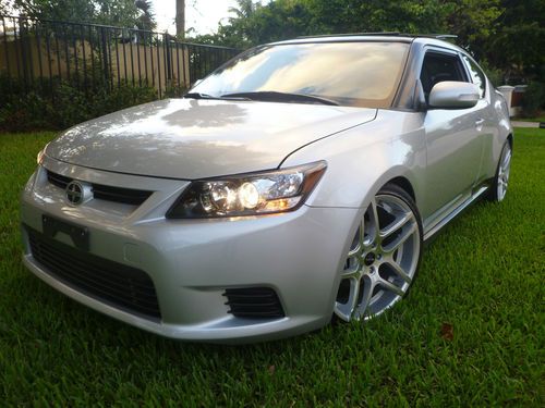 Scion tc low miles rebuilt title leather pano-roof no reserve