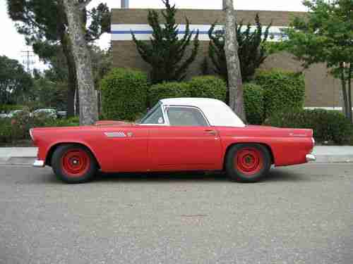 1955 Ford Thunderbird Ca Black Plate Barnfind Hot Rod, image 2
